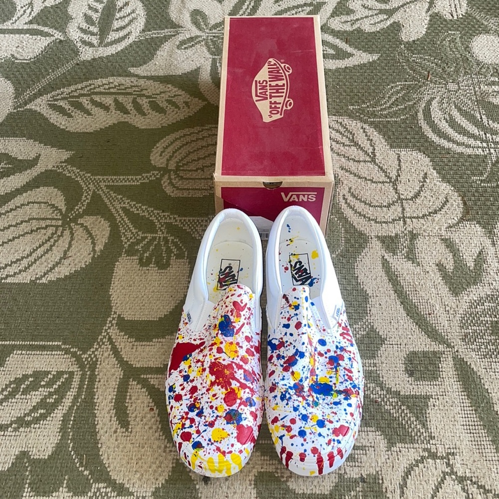 Vans Classic Slip On Customs (The Margiela) 1 of 2